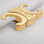 SMALL FLAP WALLER TRIOMPHE IN SHINY CALFSKIN CLOUDY GREY - Image 5